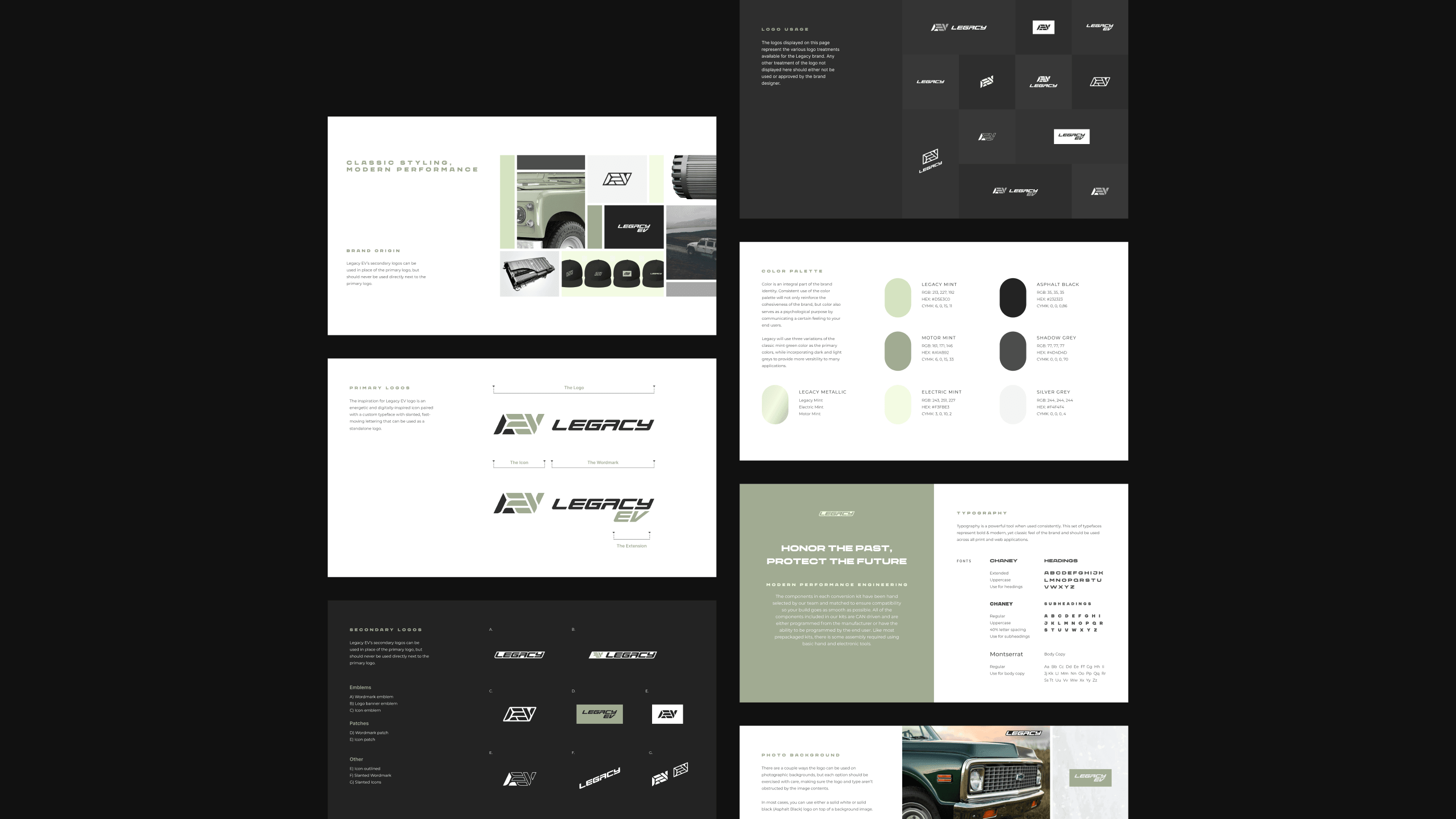 Legacy EV - Visual Language