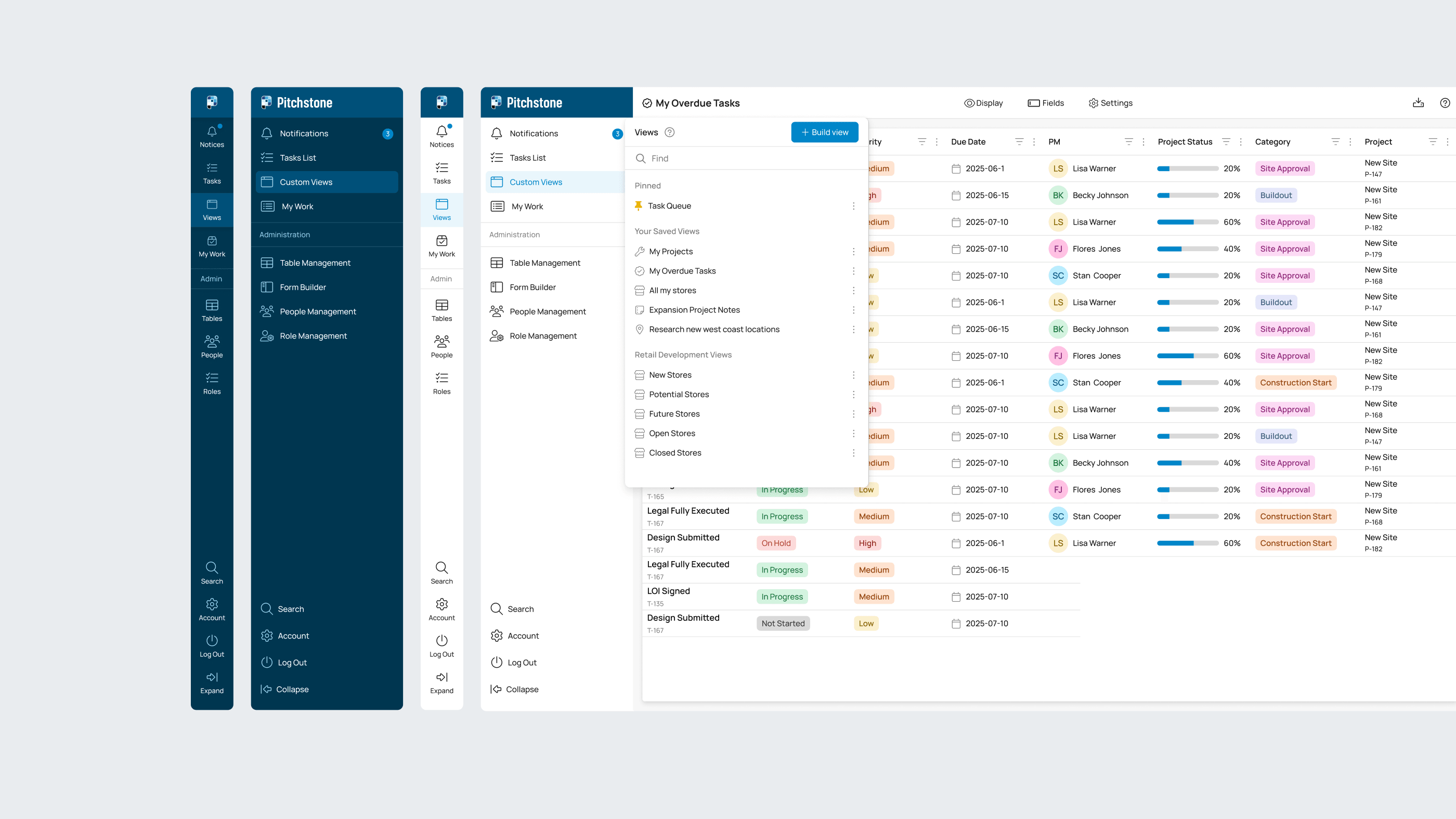 Pitchstone - Platform Navigation